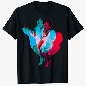 NWT Marilyn Monroe 3D Classic Dress Pose T-Shirt
